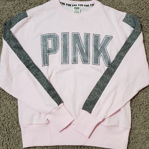 Vs pink bling glitter pullover S - Picture 3 of 8